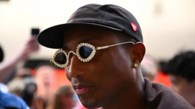 Pharrell Williams in Louis Vuitton sunglasses