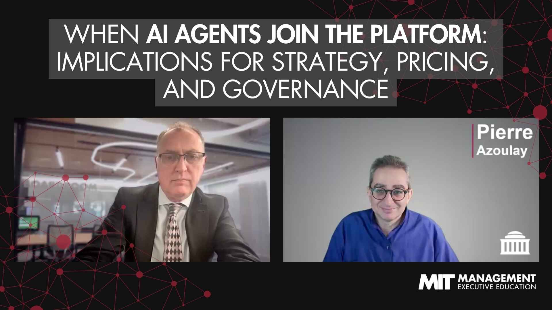 slide with title of the webinar and screenshots of speaker tiles