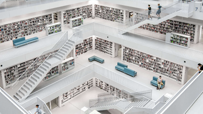 inside a maze building
