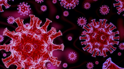 illustration of the covid virus