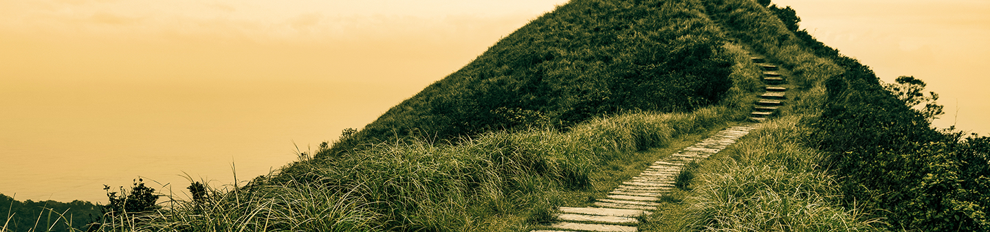 steps leading up a mountain