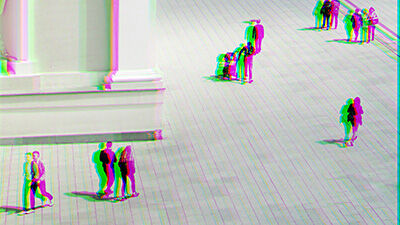 illustration of people walking in an open area