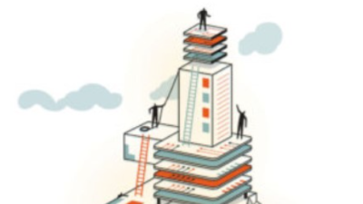 illustration of a pyramid made of electrical circuits