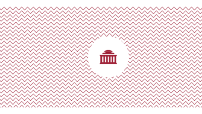 MIT logo in the middle of red wavy lines