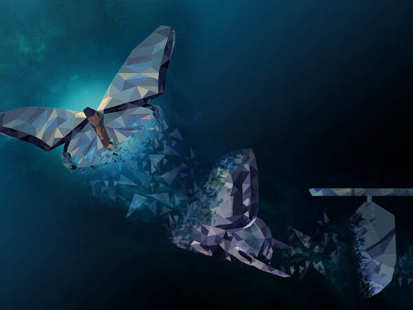 digital butterflies