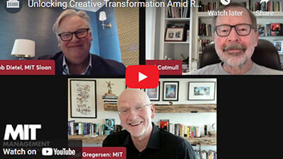 video still of webinar with Hal Gregersen
