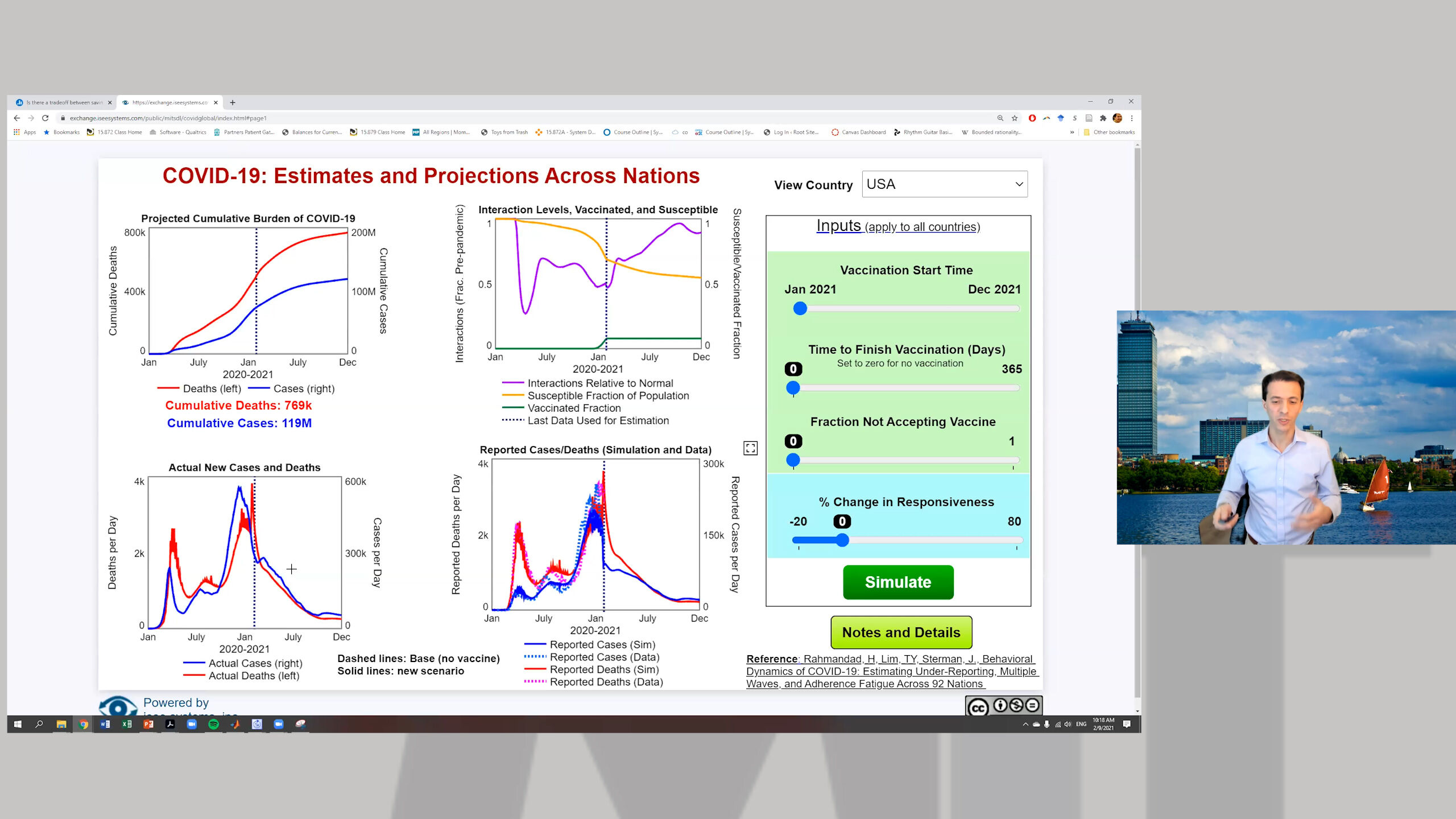 predictive tool screenshot from webinar