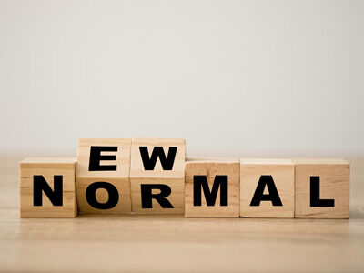 blocks spelling new normal