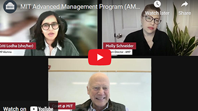 Zoom webinar screen shot featuring Kriti Lodha, Molly Schneider, and Court Chilton