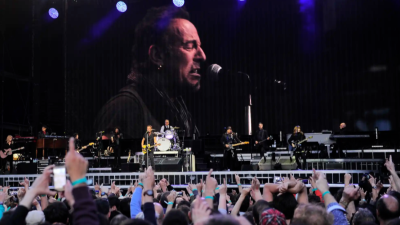 photo of a bruce springsteen concert