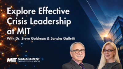 Explore Effective Crisis Leadership at MIT