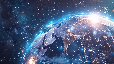 image of earth from space