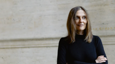 photo of a woman outside of an MIT building