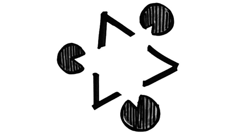 enlarged portion of mental models