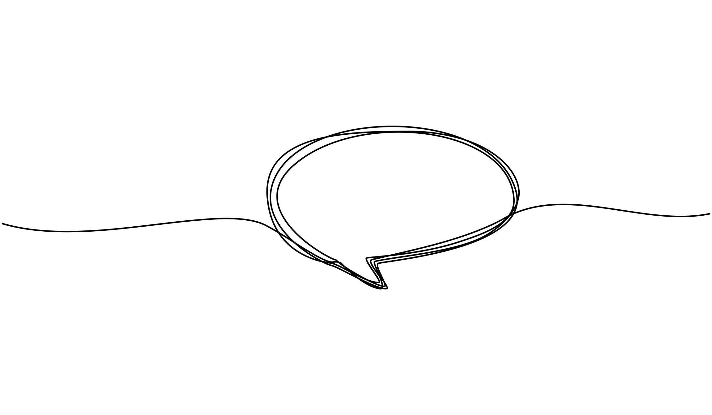 empty speech bubble