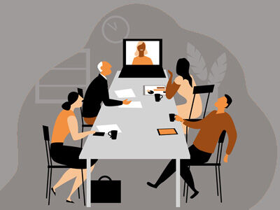 people at meeting