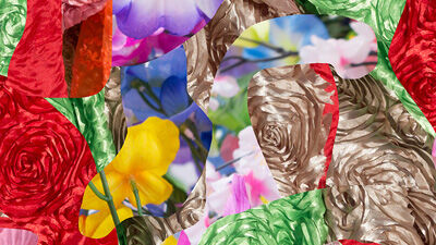 an abstract multi-colored digital design