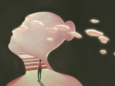 woman and thought bubble