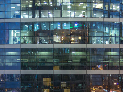 office building windows