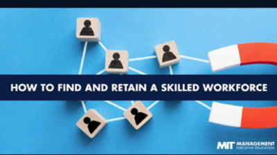 webinar title slide: How to Find and Retain a Skilled Workforce