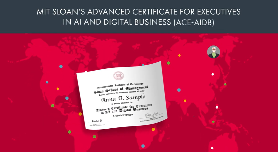 images of people and sample certificate