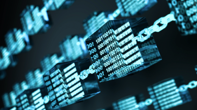 illustration of AI blockchain technologies