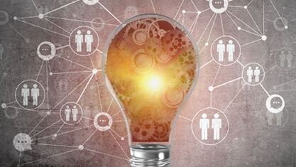 lightbulb against a gray background image number null