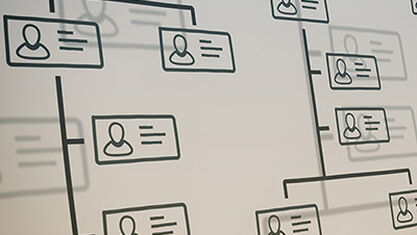 Diagram of people in organization. image number null