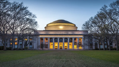 MIT dome after sunset image number null