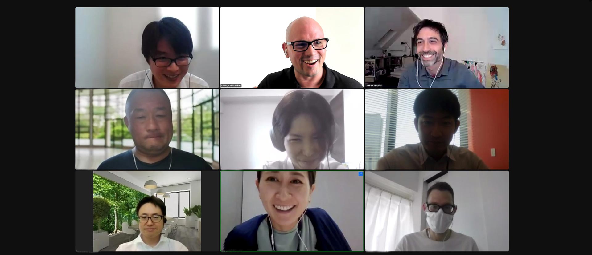 Aithan Shapira meets virtually with Chris team