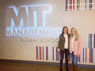 stephanie smith (L) with fellow participant