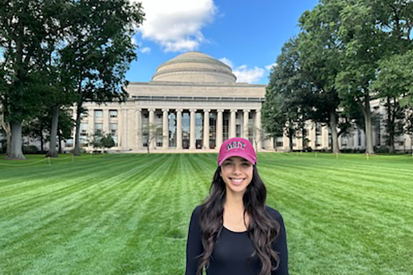 Jacqueline in front of the Great Dome