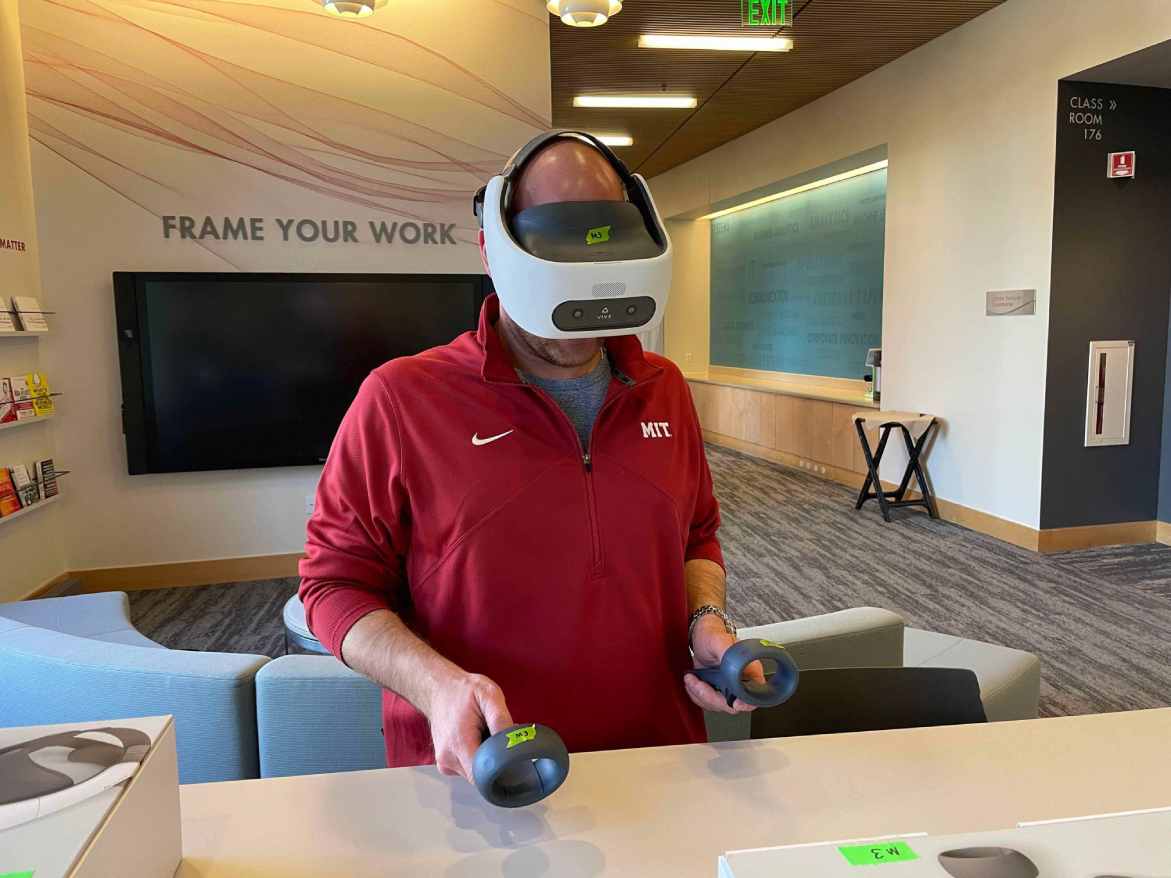 Testing new virtual headsets at MIT Sloan Executive Education