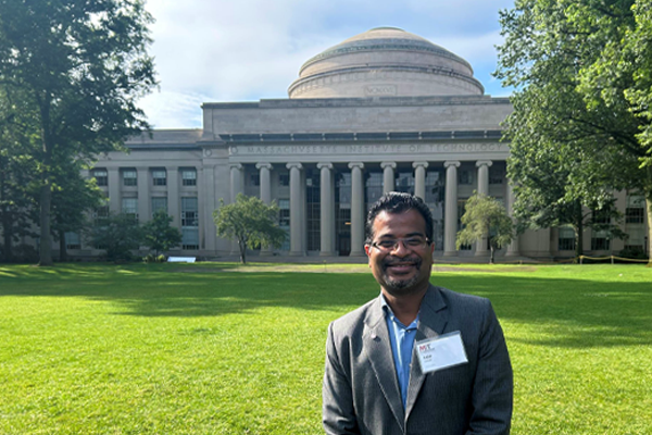 Ravi in front of the Great Dome