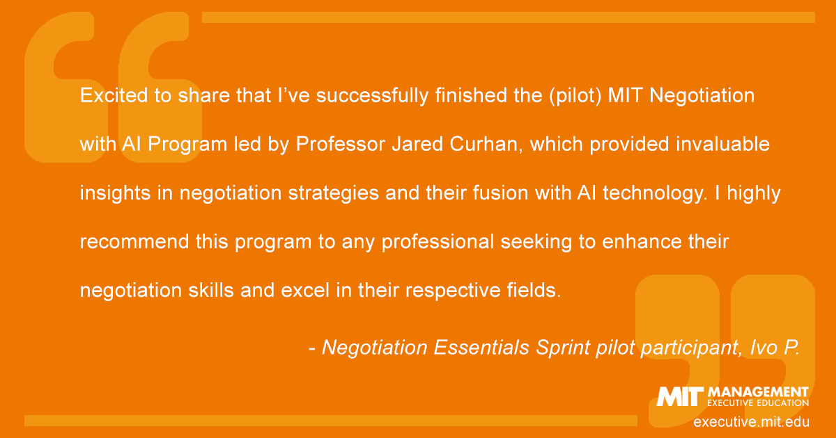 Testimonial from past course participant