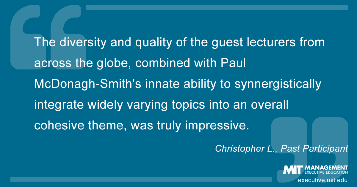 Testimonial from past course participant, Christopher L.