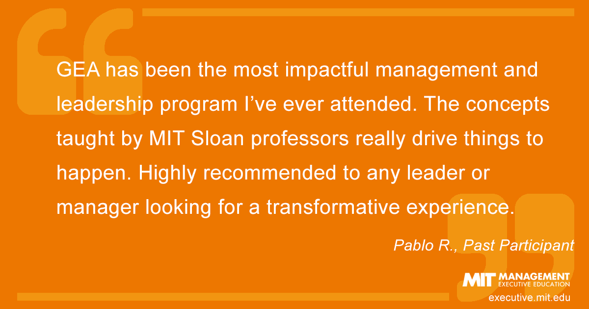 Testimonial from past course participant Pablo R.