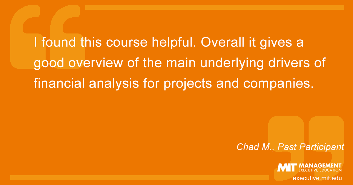 Testimonial from past course participant Chat M.