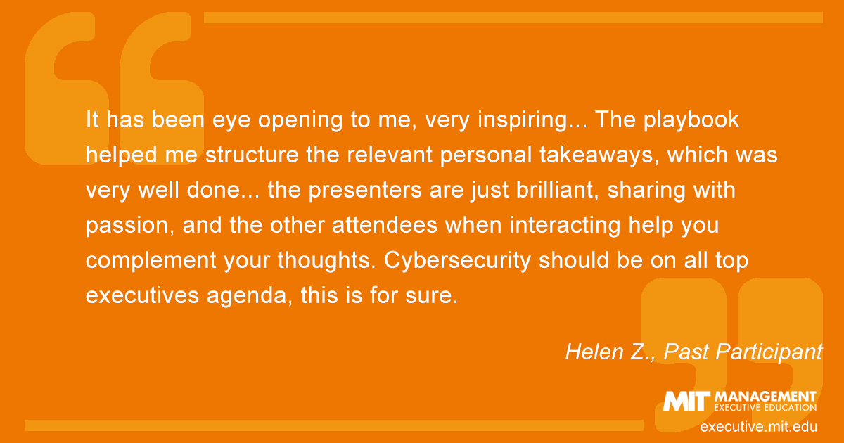 Testimonial from past course participant Helen Z. 