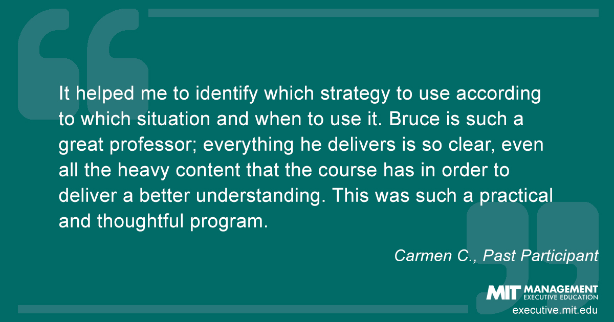 Testimonial from past course participant Carmen C.