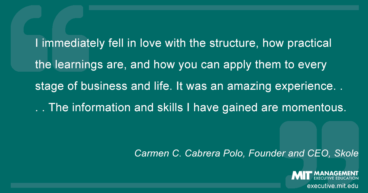 Carmen C. Cabrera Polo, Founder and CEO, Skole