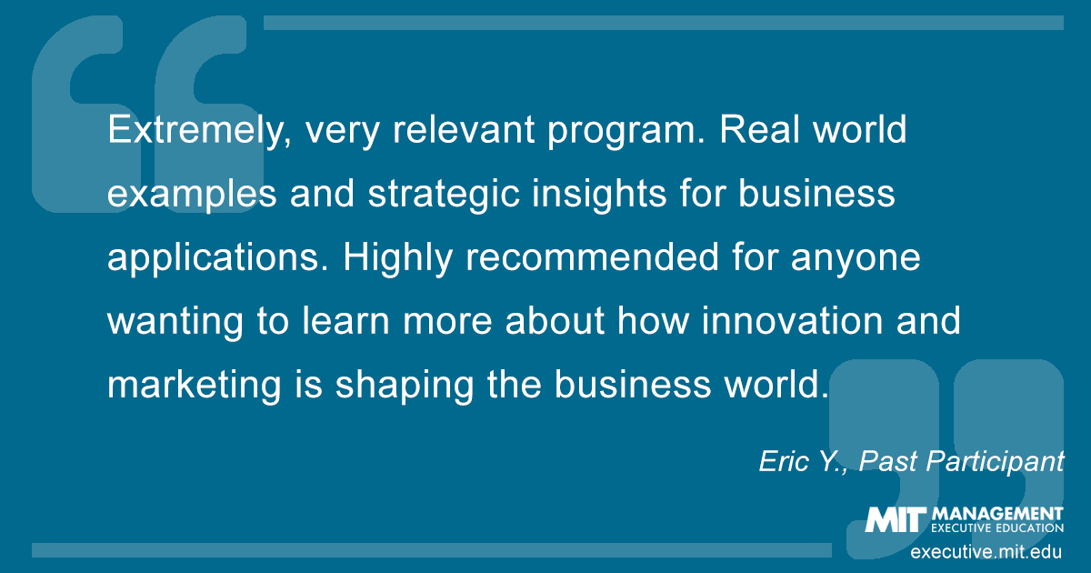 Testimonial from past course participant, Eric Y.