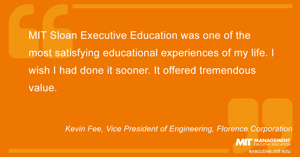 Kevin Fee, Vice President of Engineering, Florence Corporation