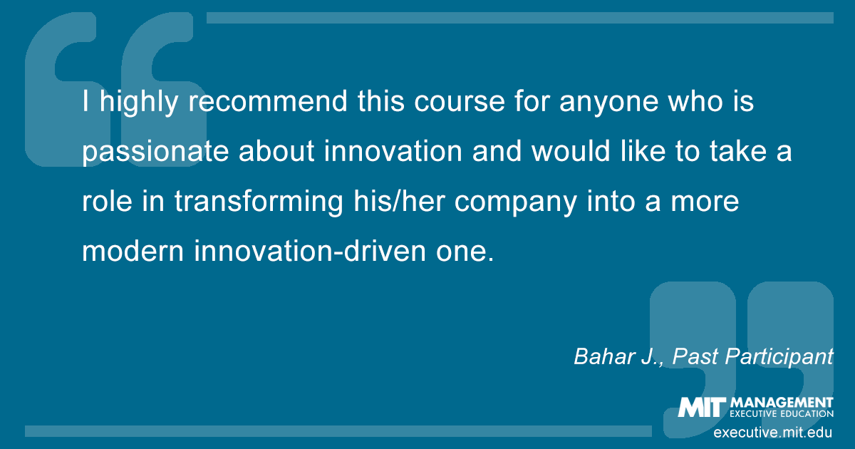 Testimonial from past course participant, Bahar J.