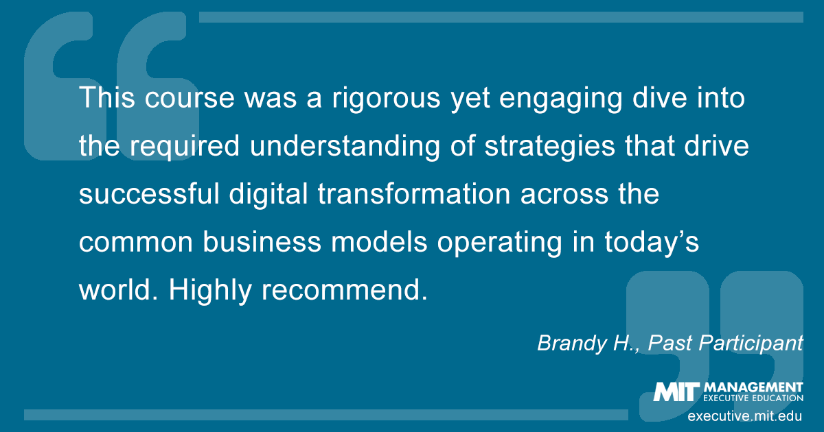 Testimonial from past course participant Brandy H.