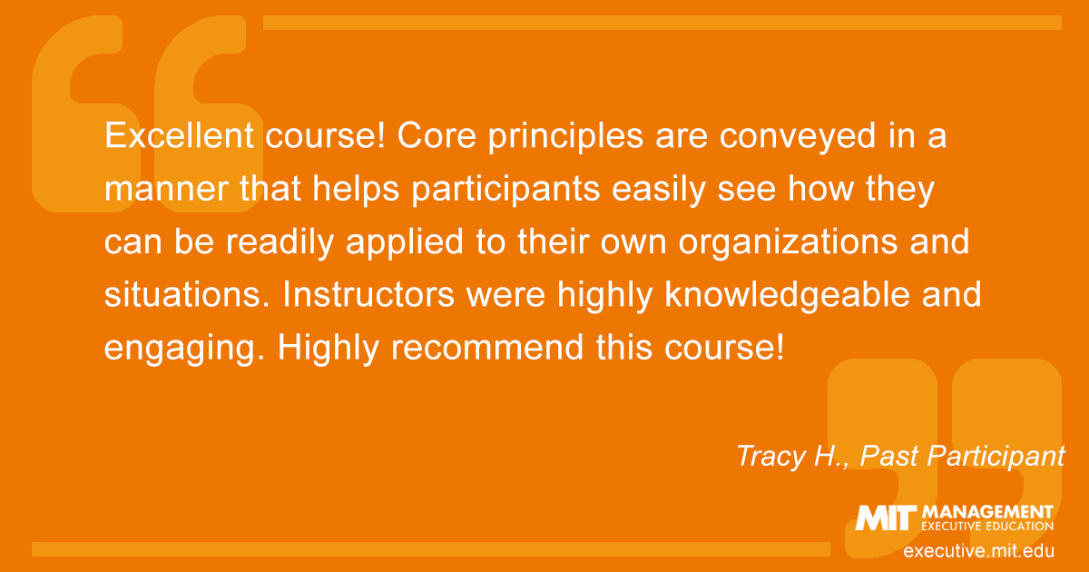 Testimonial from past course participant Tracy H.