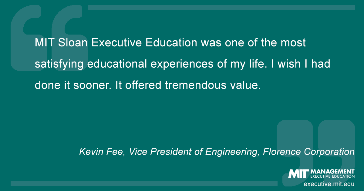 Kevin Fee, Vice President of Engineering, Florence Corporation